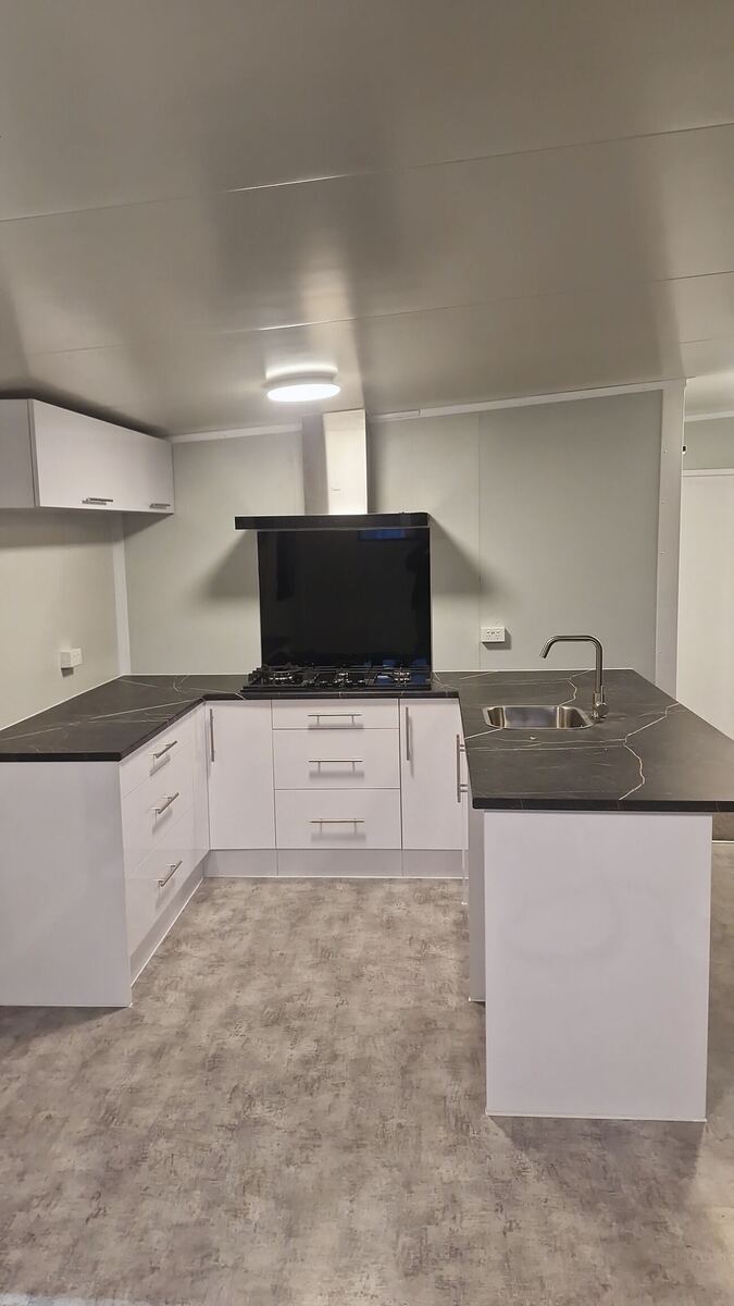 Fit-out — Simple Cabins workshop, Bell Block